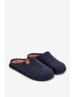 Pánské pantofle tmavě modré model 21725213 - Inblu Pánské pantofle tmavě modré model 21725213 - Inblu