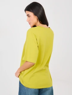 Tričko RV TS A1089.87 limetkovo zelené