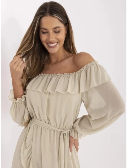 Šaty TW SK BI 1203.72P svetlo béžová Šaty TW SK BI 1203.72P svetlo béžová