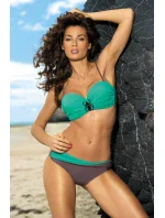 Cornelia Maladive-Cubano plavky M-321 smaragdové s hnedou (5) - Marko