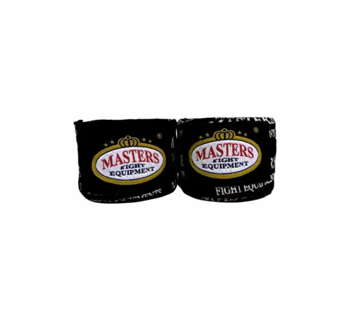 SPORT Boxerské opasky / bandáže BB1-3N1 130131-02N1 Čierny vzor - Masters