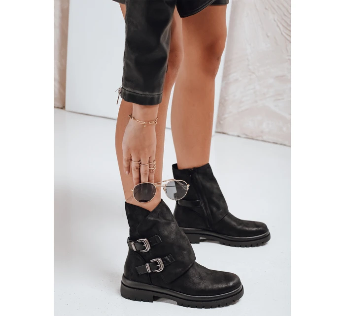 Dámské černé kozačky model 21993101 - Dstreet