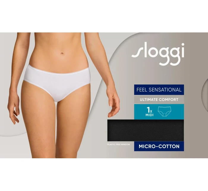 Feel model 18873579 Midi BLACK  BLACK - Sloggi