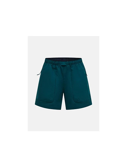 Dámske šortky PEAK PERFORMANCE W Outdoor Cargo Shorts, zelené Dámske šortky PEAK PERFORMANCE W Outdoor Cargo Shorts, zelené