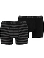 Pánske boxerky Stripe 1515 2Pack 591015001 200 Black/grey - Puma