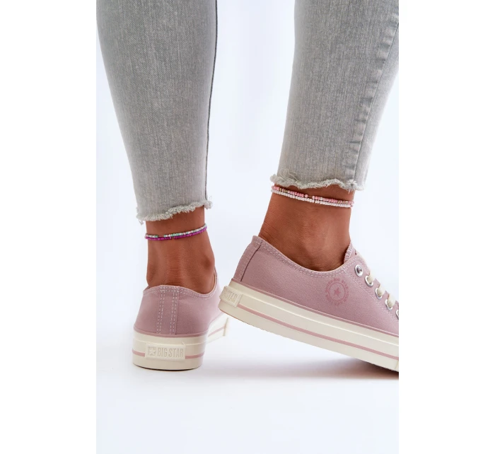 Nízké dámské tenisky Big Star model 21654816 Růžové - Big Star Shoes