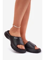 Piankowe Klapki Damskie Big Star RR274A577 Czarne