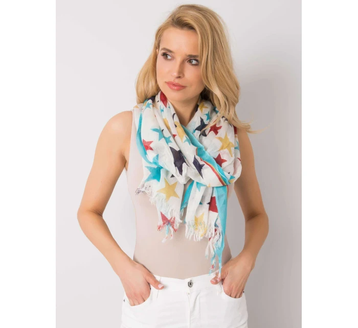 Šatka AT CH 1237 biela a modrá Šatka AT CH 1237 biela a modrá