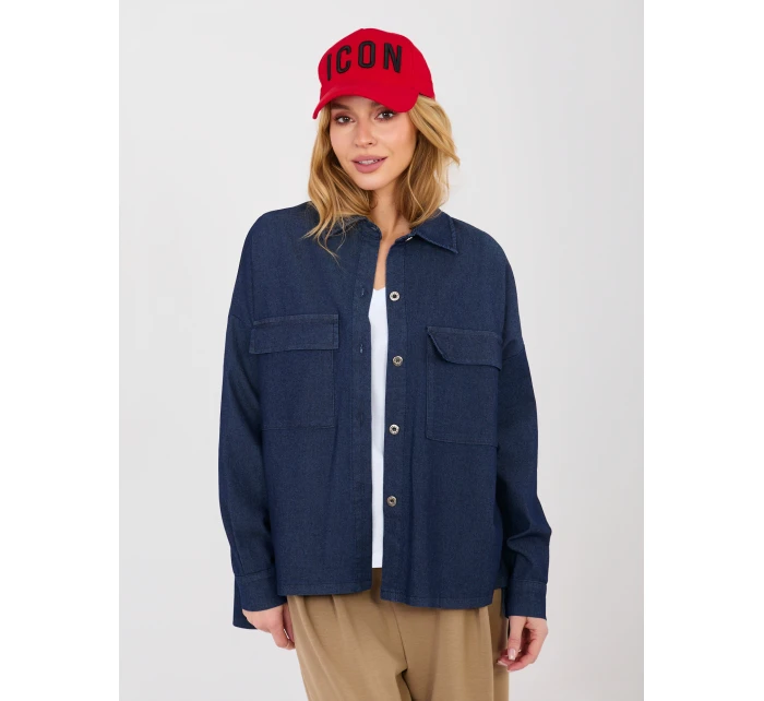 Koszula IT KS model 21923926 granatowy - FPrice Koszula IT KS model 21923926 granatowy - FPrice