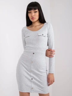 Šaty RV SK model 17006573 světle šedá - FPrice