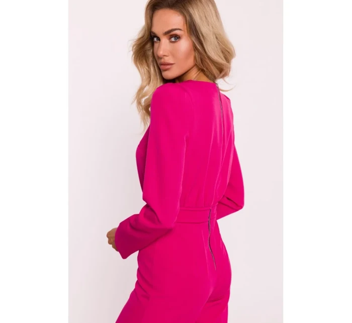 M811 Kombinéza s ramennými vypchávkami - fuchsiová