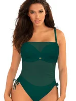 Jednodielne plavky S1093V1 Fashion24 zelené- Self