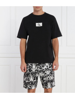 Pánske pyžamo 000NM2431E I2M čierno-biele - Calvin Klein