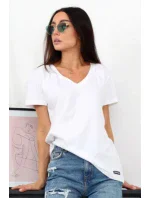 Dámská halenka s krátkým rukávem Dámská halenka s krátkým rukávem