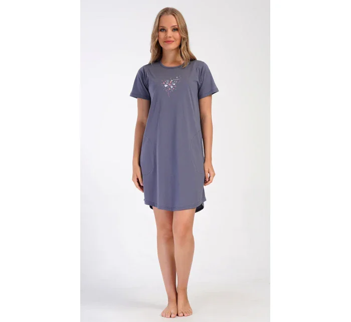 Dámské domácí šaty s krátkým rukávem model 21044659 - Vienetta