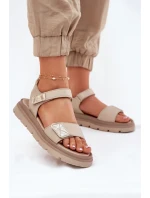 Sandále model 213157 Krok vo veľkom štýle Sandále model 213157 Krok vo veľkom štýle