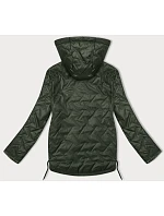 Tenká prešívaná plus size bunda S'West khaki (B8361-11) Tenká prešívaná plus size bunda S'West khaki (B8361-11)