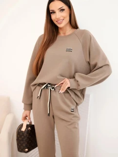 Dámska súprava z viskózy s mikinou a nohavicami fango