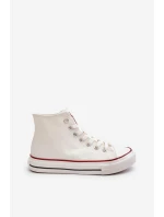 Dámské vysoké tenisky Big Star model 21654781 bílé - Big Star Shoes