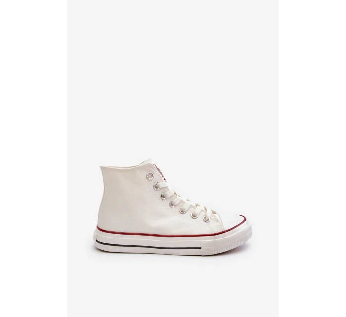 Dámské vysoké tenisky Big Star model 21654781 bílé - Big Star Shoes