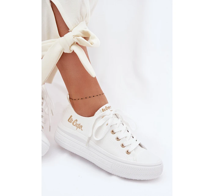Platformové tenisky Lee Cooper LCW-26-44-4482 Bílé