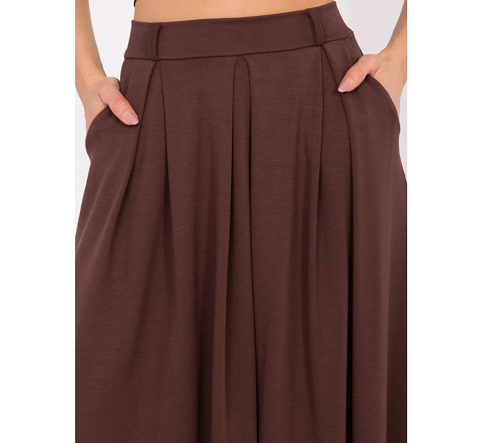 Sukňa RV SD A1240.22P tmavohnedá
