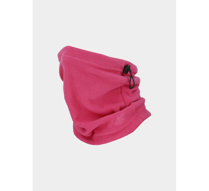 Unisex fleece šátek 4FAW23ABDAU043-55S růžový - 4F