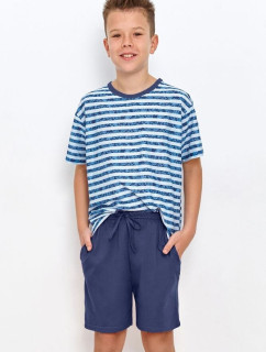 Chlapecké pyžamo pro  modré s pruhy model 18409807 - Taro