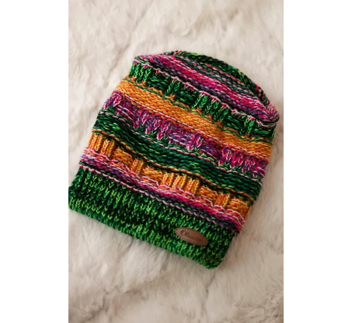 Fleecová čepice Patrycja K254 model 18752125 neonová - K-Fashion