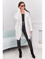 Kapska s vreckami ecru