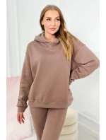 Izolovaná súprava s výšivkou Los Angeles mocca