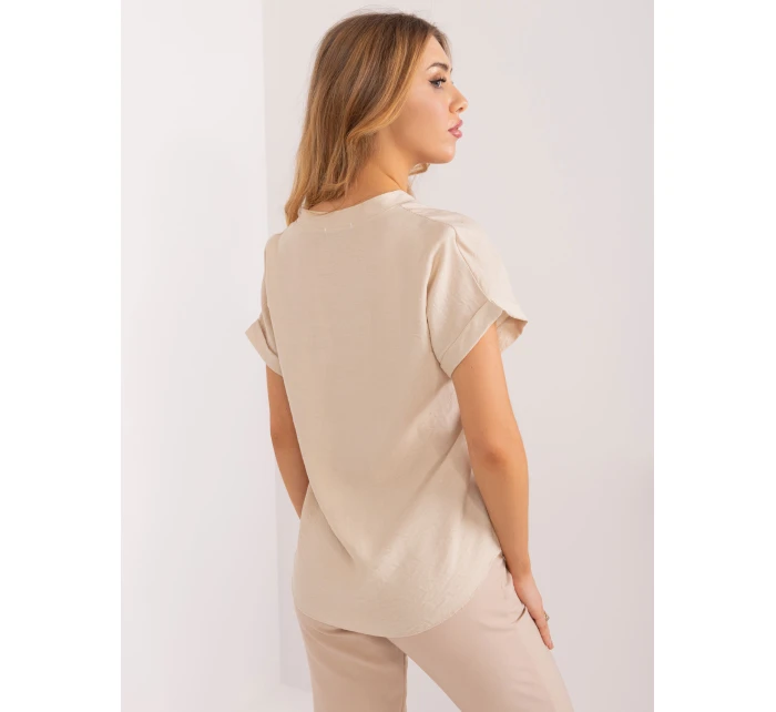 Bluzka model 21786304 beżowy - FPrice