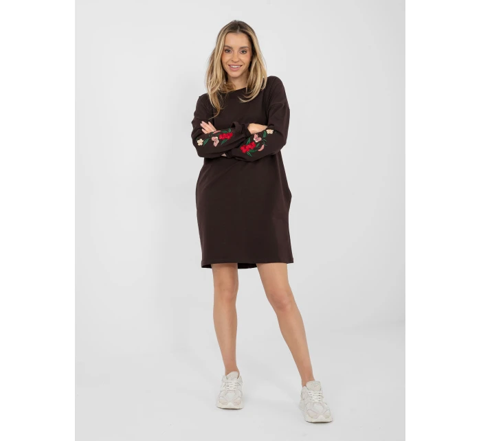 Šaty RV SK 8088.59 tmavohnedé