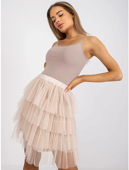 Sukně TW SD BI model 21397523 béžová - FPrice Sukně TW SD BI model 21397523 béžová - FPrice