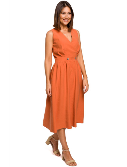 Stylove Dress S224 Orange