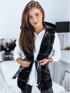Dámska vesta KAMILLA čierna FashionStreet TY3330