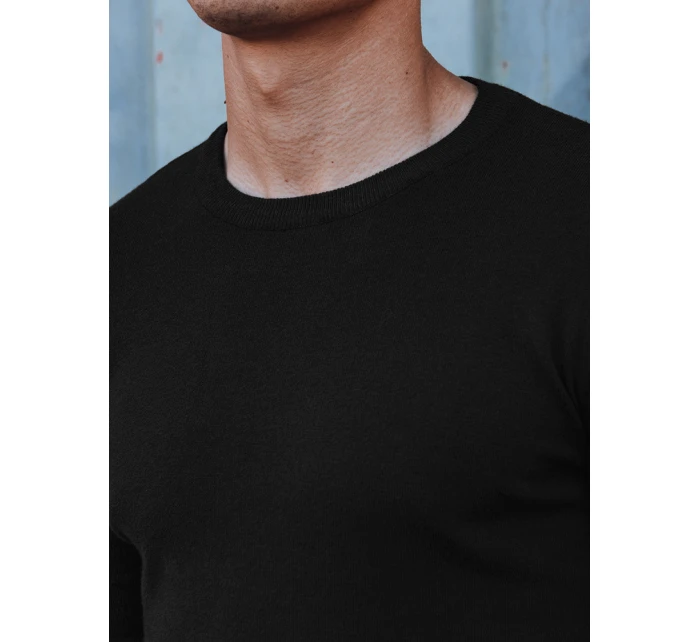Pánsky klasický čierny sveter FashionStreet WX2226