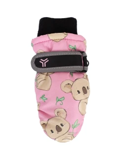 YOCLUB REN-0336G Dievčenské lyžiarske rukavice