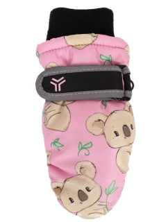 YOCLUB REN-0336G Dievčenské lyžiarske rukavice