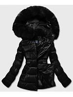KRÓTKA BŁYSZCZĄCA KURTKA DAMSKA CZARNA model 21244098 - S'WEST KRÓTKA BŁYSZCZĄCA KURTKA DAMSKA CZARNA model 21244098 - S'WEST