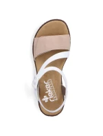 Pohodlné kombinované sandále Rieker W RKR678