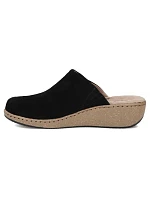 Čierne kožené žabky na platforme Filippo DK7567