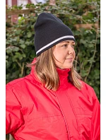 R Pletená čepice s pruhy 28. red/white model 22424896 - Result Headwear
