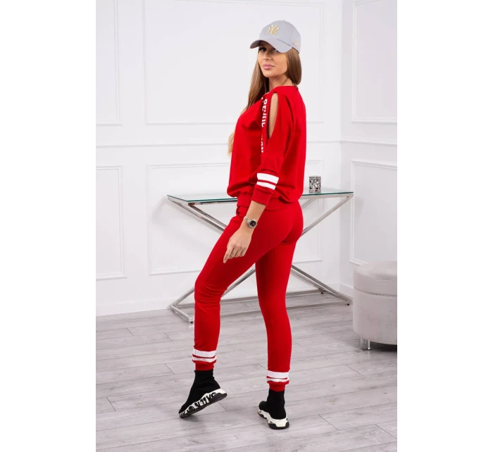 Dievča Revolution set červená