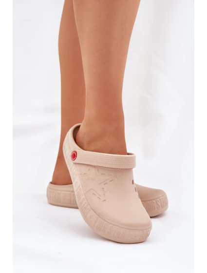 Dámské Lehké Pantofle Big Star model 21682541 Béžové - Big Star Shoes