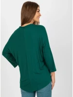 Bluzka RV BZ model 18510290 ciemny zielony - FPrice Bluzka RV BZ model 18510290 ciemny zielony - FPrice
