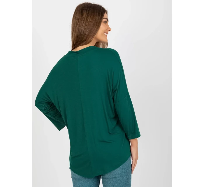 Bluzka RV BZ model 18510290 ciemny zielony - FPrice Bluzka RV BZ model 18510290 ciemny zielony - FPrice