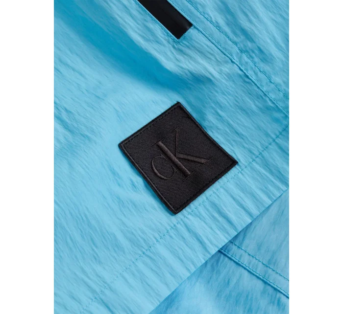 Pánske plavky Short Drawstring Swim Short CK Nylon KM0KM00868CU8 modrá - Calvin Klein