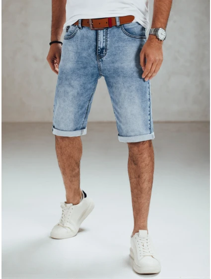 Pánske modré džínsové šortky FashionStreet SX2551