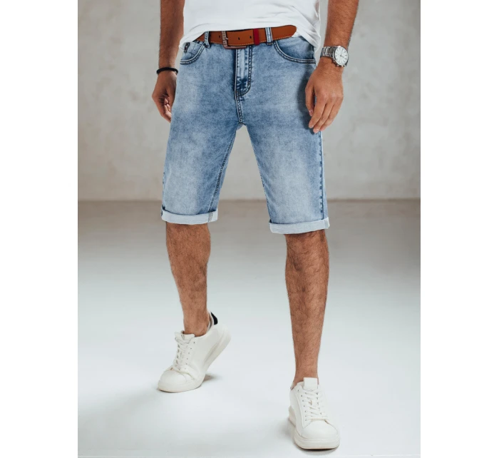 Pánske modré džínsové šortky FashionStreet SX2551